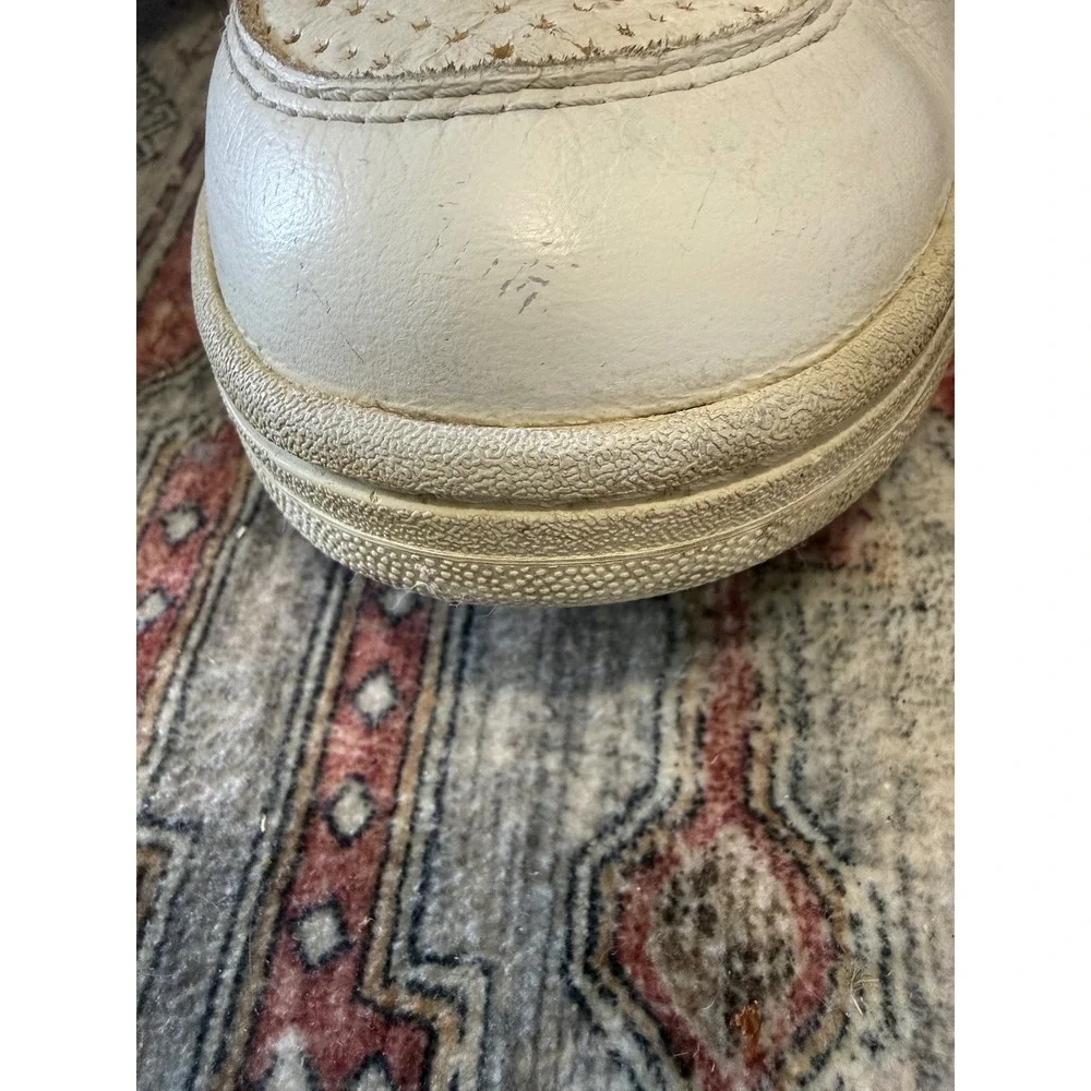 Veja V-10 White Rose Gold Leather Low Top Sneakers Womens Size‎ 10 EUR 42